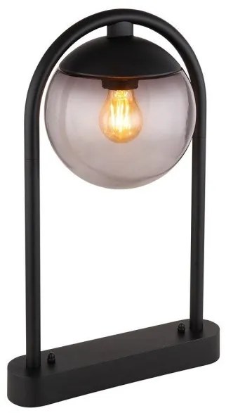 Επιδαπέδιο Φωτιστικό 1xΕ27 Μαύρο IP44 50cm Michael 31812 Globo Lighting-31812-Μαύρο 31812