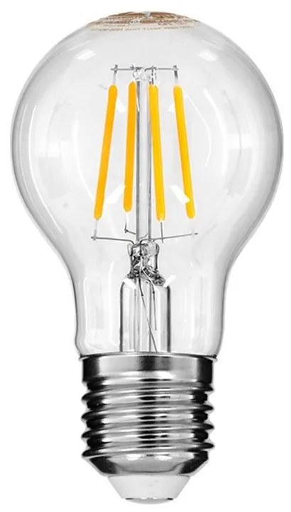 LED Λάμπα E27 4W 220V 800LM Θερμό Λευκό LED Filament σε Σχήμα A60 Dimmable RZ-0060