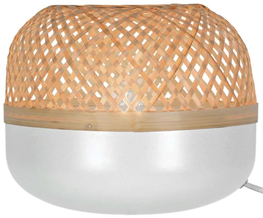 Φωτιστικό Επιτραπέζιο Saline 4295700 25x21cm 1xE27 40W Natural-White Viokef