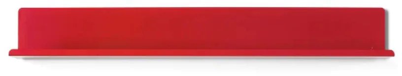 Μεταλλικό Pάφι The Ledge Large  Poppy Kόκκινο Χάλυβα H12xW85xD13cm Mustard Made