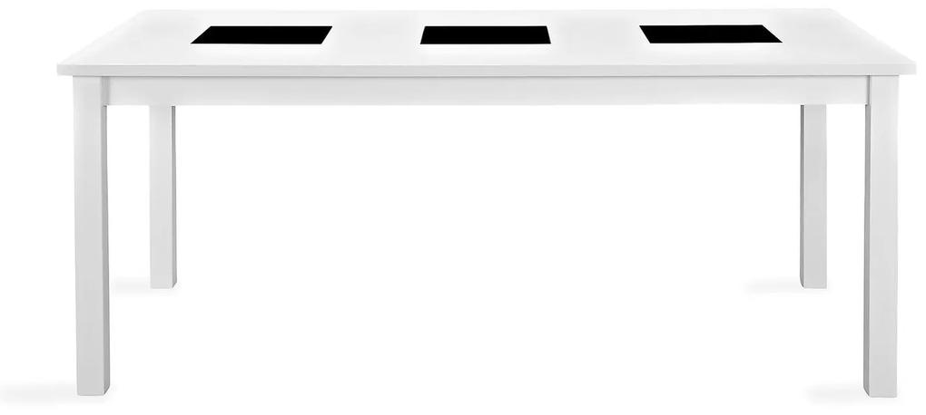 Τραπέζι Riverton 493, Άσπρο, 75x90x180cm, Ινοσανίδες μέσης πυκνότητας | Epipla1.gr