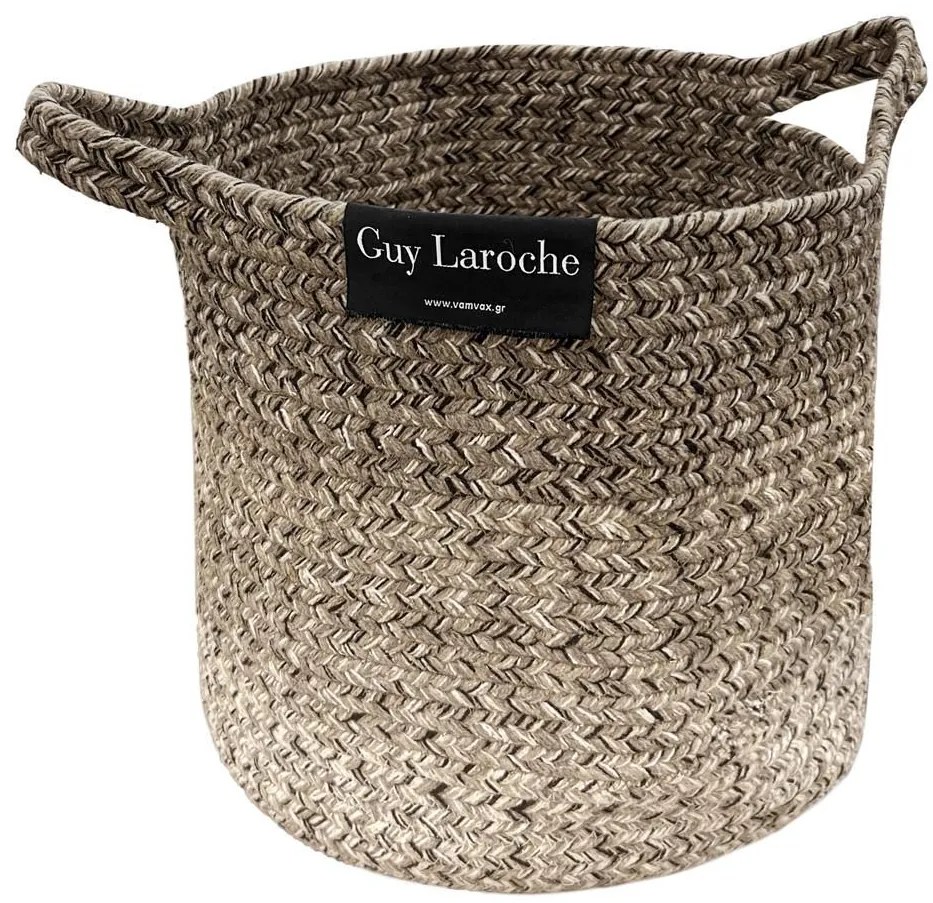 ΚΑΛΑΘΙ ΑΠΟΘΗΚΕΥΣΗΣ 30x30x30cm GUY LAROCHE - JUTE SHADES WENGE