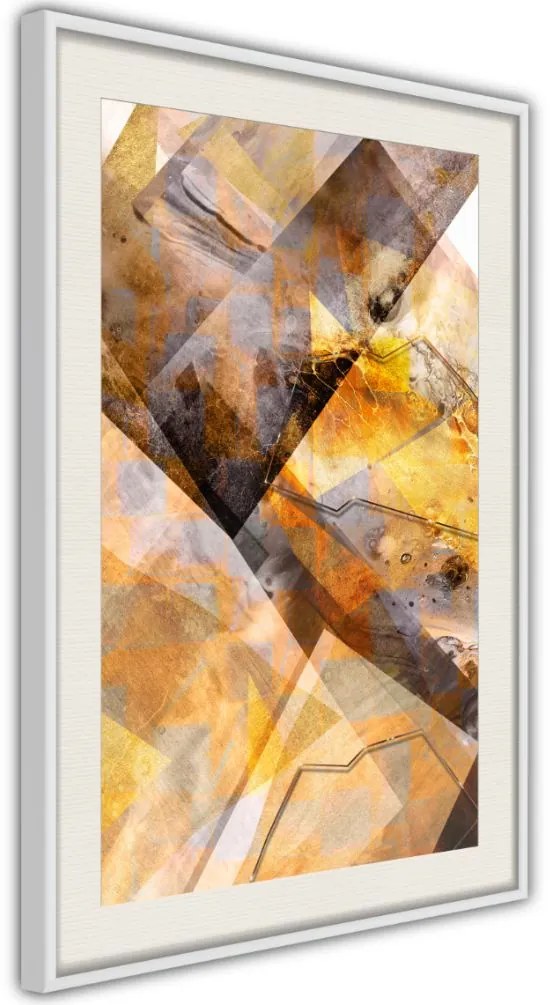 Αφίσα - Amber Power - 40x60 - Χρυσό - Με πασπαρτού