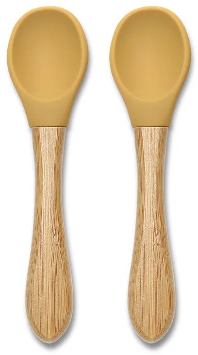 LORELLI ΣΕΤ 2 ΤΕΜ ΚΟΥΤΑΛΑΚΙΑ ΣΙΛΙΚΟΝΗΣ BAMBOO YELLOW 10230680001