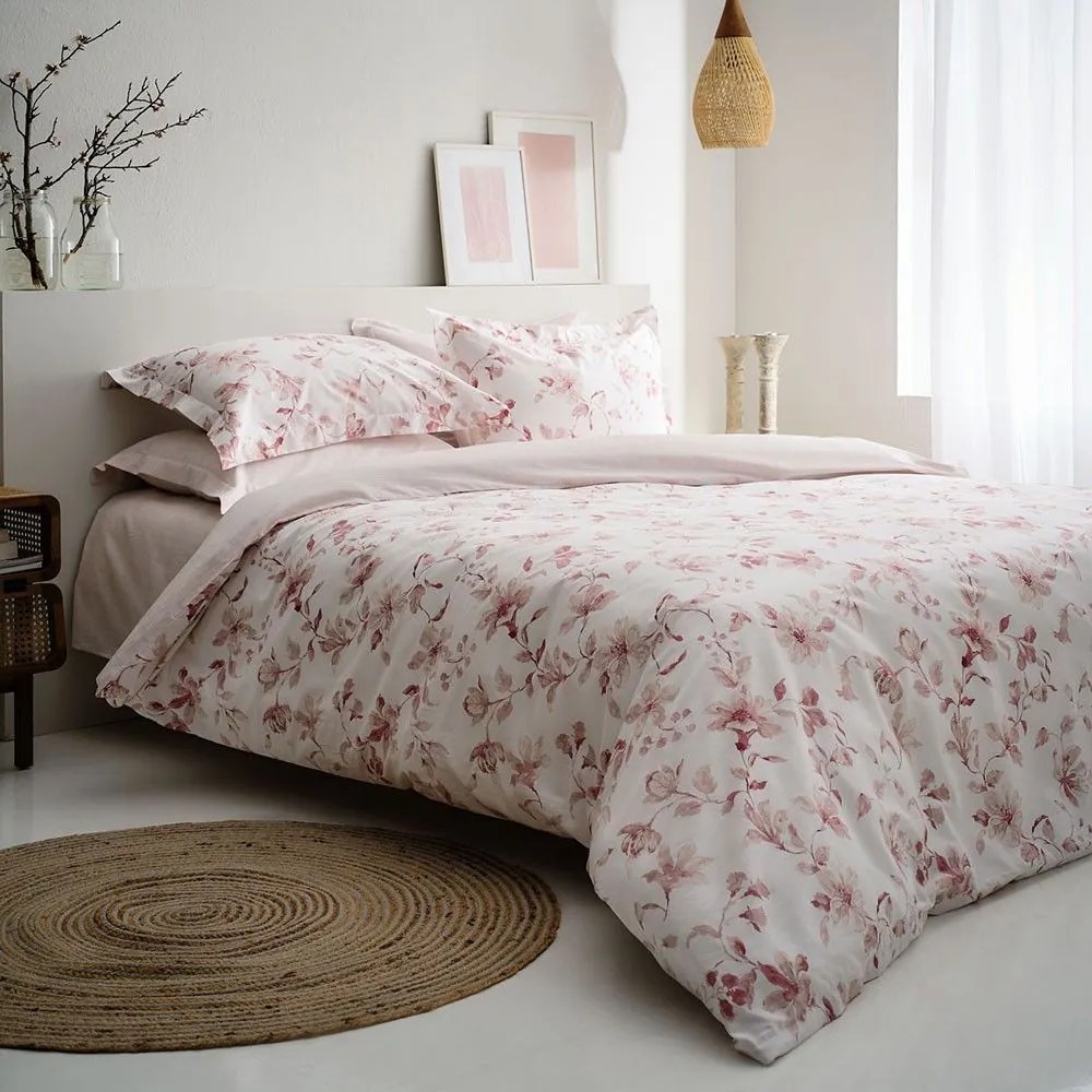 Σεντόνια Rebecca-2 (Σετ 4τμχ) Pink Vesta Home Υπέρδιπλο 240x270cm 100% Βαμβακοσατέν