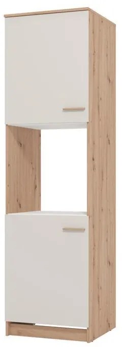 Στήλη κουζίνας BELFORT BD 60 Artisan Oak - Cashmere 60x58x216εκ. 60x58x216 εκ.