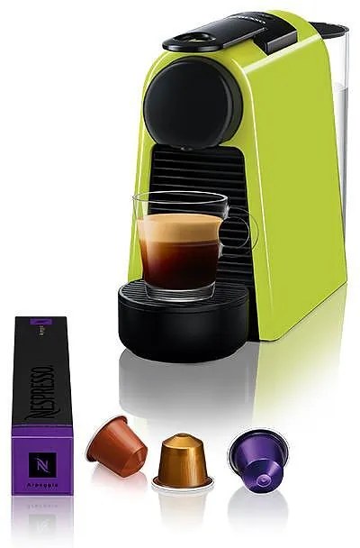 NESPRESSO Essenza Mini Green Καφετιέρα για Κάψουλες Nespresso Πίεσης 19bar, Lime