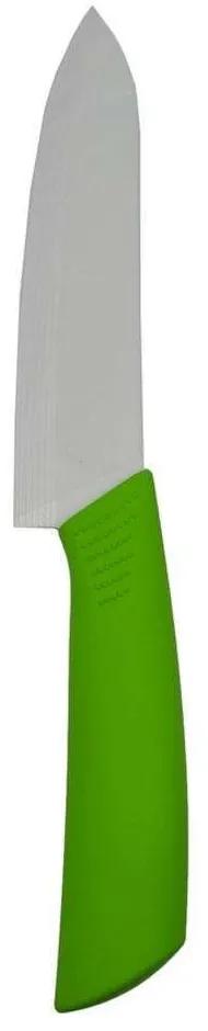 Μαχαίρι Κεραμικό Με Λαβή Σιλικόνης 776443 27cm Silver-Green Ankor Κεραμικό