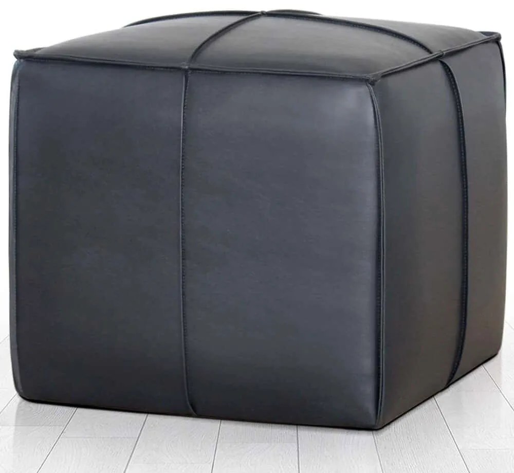 Πουφ Ottowel 209FLF1449 52x52x44cm Black