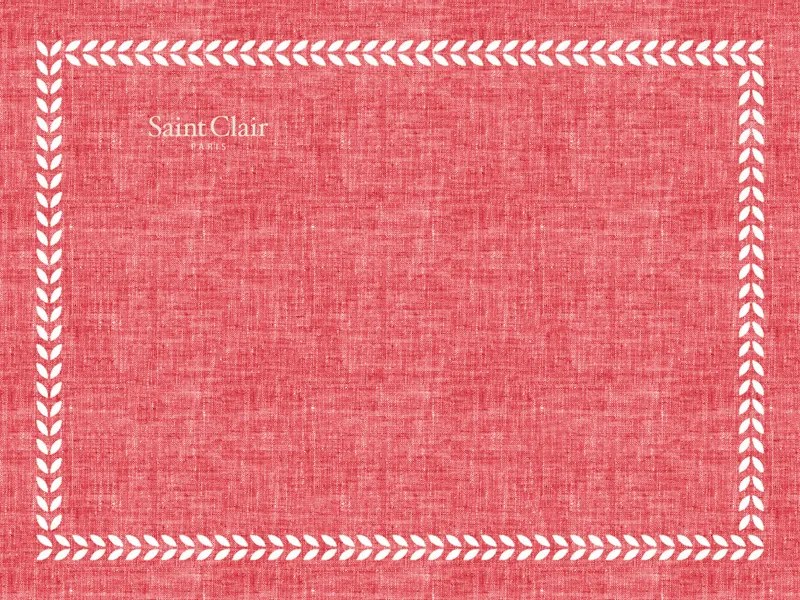 Σουπλά 3007 Tomato Laser Cut 45X33 -Saint Clair