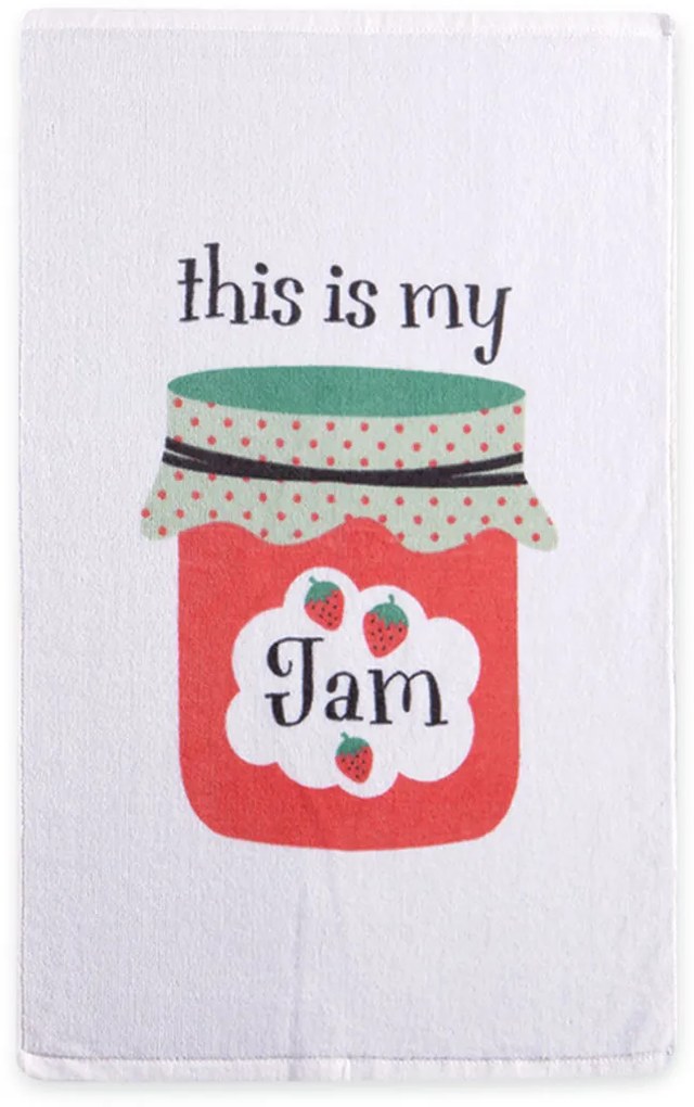 Πετσέτα Κουζίνας (40x60) Nef-Nef Homeware My Jam White