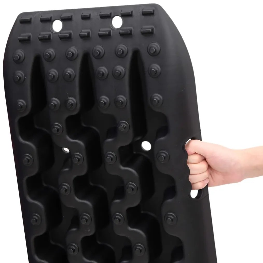 vidaXL Σανίδες Πρόσφυσης 2 τεμ. Μαύρες 106 x 30,5 x 7 εκ. από Νάιλον