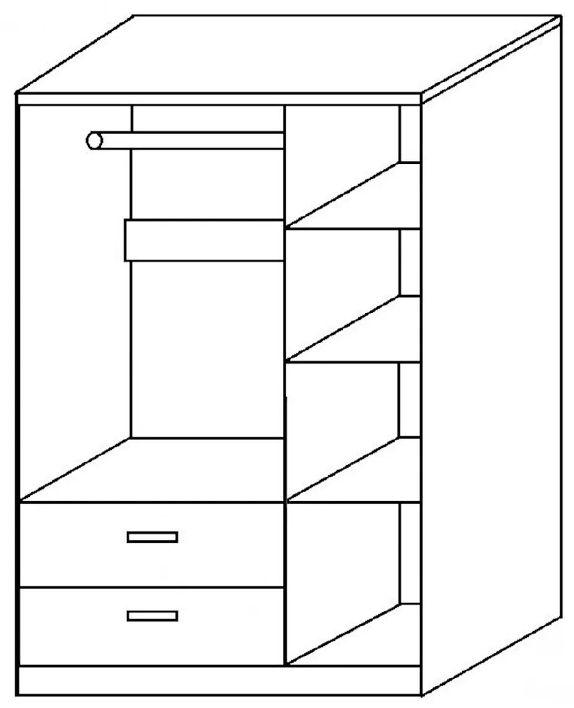 ΝΤΟΥΛΑΠΑ ARTELIBRE TUBEROSA ΛΕΥΚΟ ΜΟΡΙΟΣΑΝΙΔΑ 120X50X180CM