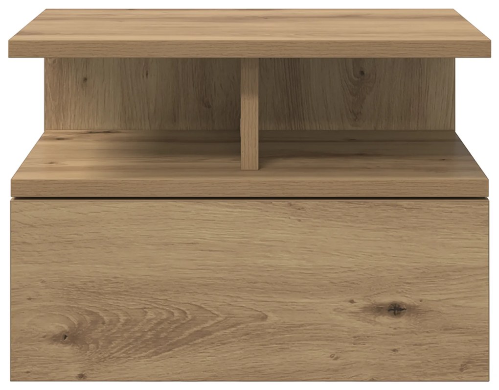 vidaXL Floating Nightstand Artisan Oak 40x31x27 εκ. Κατασκευασμένο ξύλο
