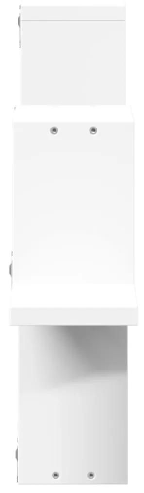 vidaXL Ράφι Τοίχου Λευκό 104,5x10x43 εκ. από Επεξεργασμένο Ξύλο