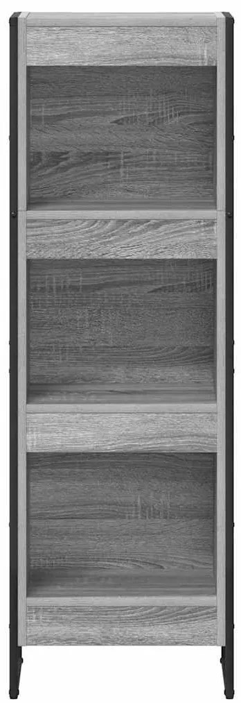 vidaXL Βιβλιοθήκη Γκρίζο Σονομα 80 x 30 x 155 εκ Επεξεργασμένο ξύλο