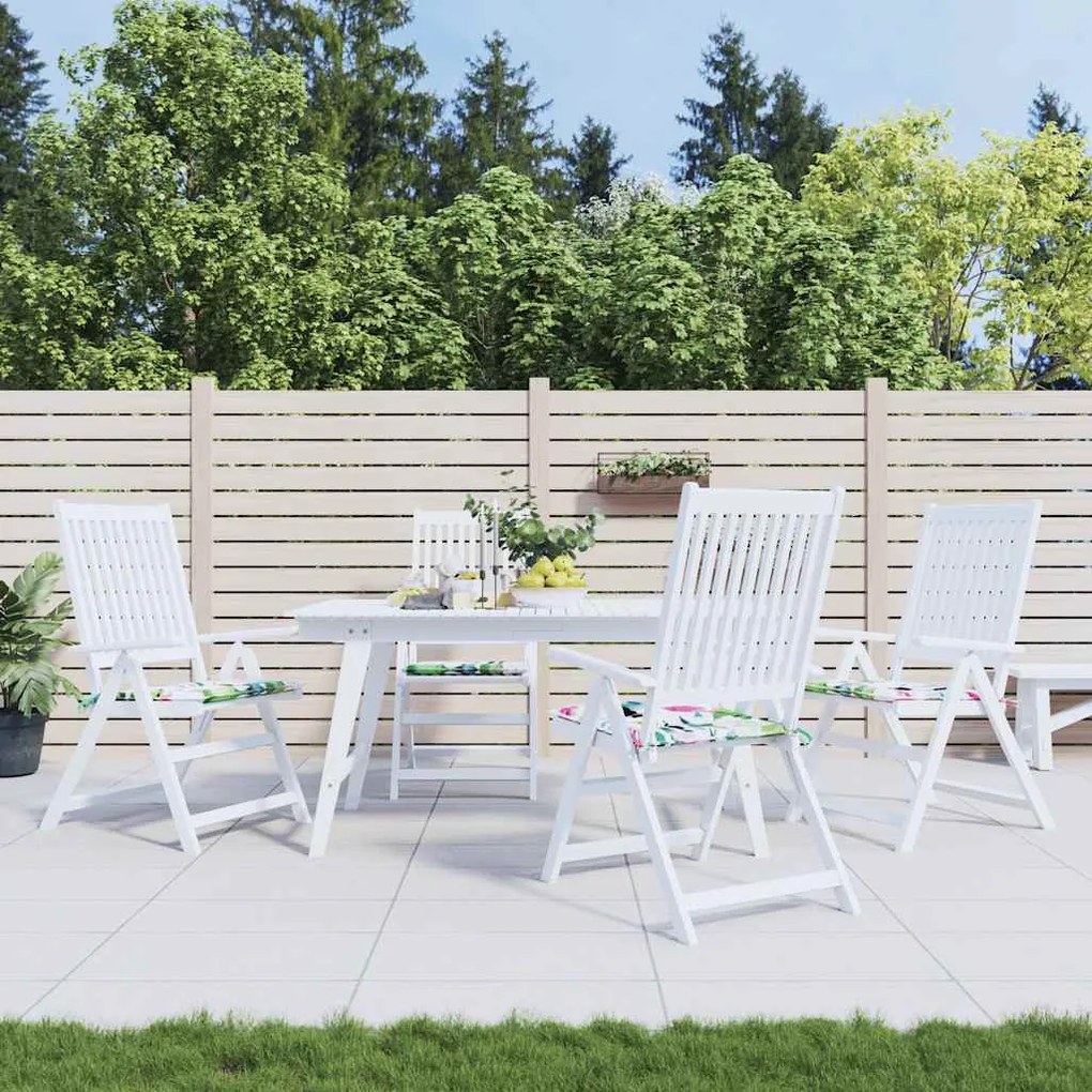 vidaXL Μαξιλάρια Καρέκλας 4 τεμ. Πολύχρωμα 40x40x4 εκ. Υφασμάτινα