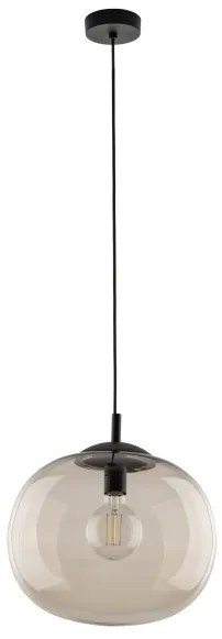 Κρεμαστό Φωτιστικό Οροφής 35cm E27 15W IP20 Vibe TK Lighting-4703-Μαύρο 4703