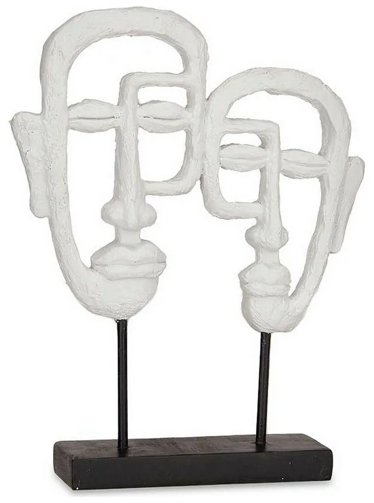 Διακοσμητική Φιγούρα Gift Decor Λευκό Πρόσωπο 27 x 32,5 x 10,5 cm