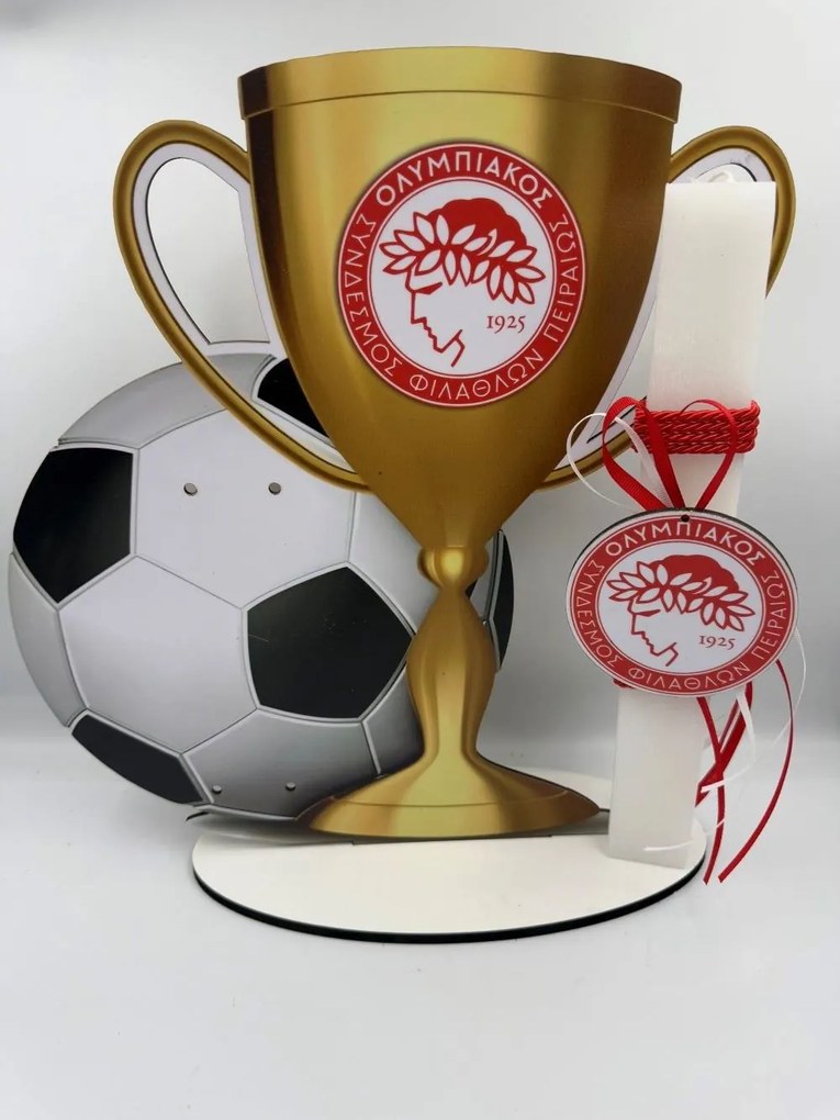 Τύπου Ολυμπιακός Αρωματική λαμπάδα ν.2 - Σετ Λαμπάδα και Αυγό