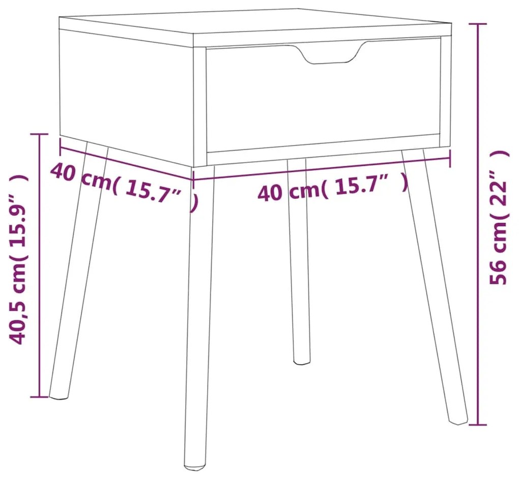 ΚΟΜΟΔΙΝΟ ΛΕΥΚΟ / SONOMA ΔΡΥΣ 40 X 40 X 56 ΕΚ. ΑΠΟ ΜΟΡΙΟΣΑΝΙΔΑ 326805