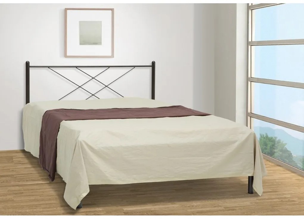 Καρέ Κρεβάτι Διπλό Μεταλλικό 140x190cm