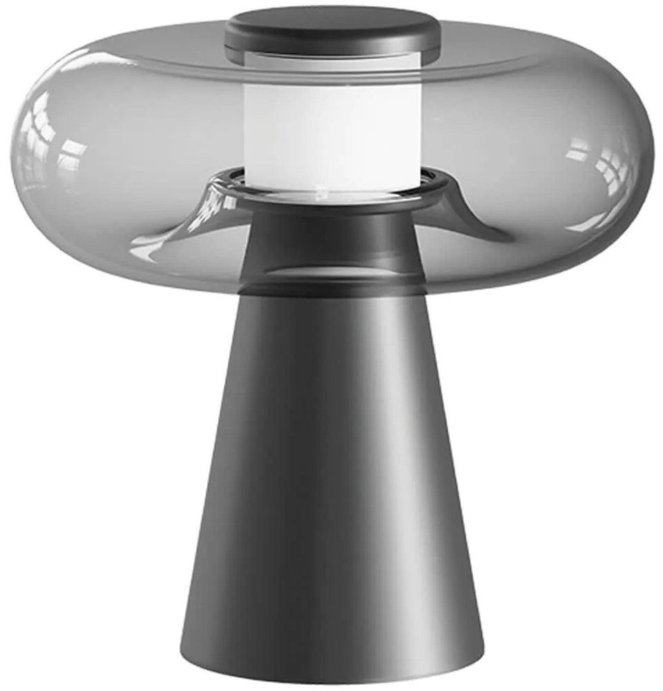 Φωτιστικό Επιτραπέζιο 25277 Φ35x35cm Dim Led 740lm 18W 3000K Smoke-Black