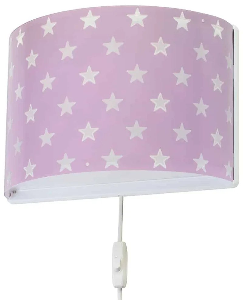 Απλίκα Τοίχου Stars Lilac 31x15x22,5εκ. ANGO 81218L