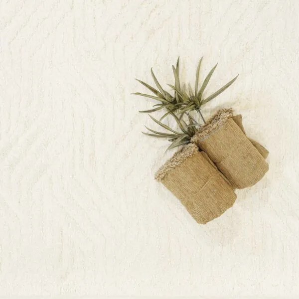 Χαλί ezzo Neve Shaggy E903A1A CREAM-80 x 150 εκ