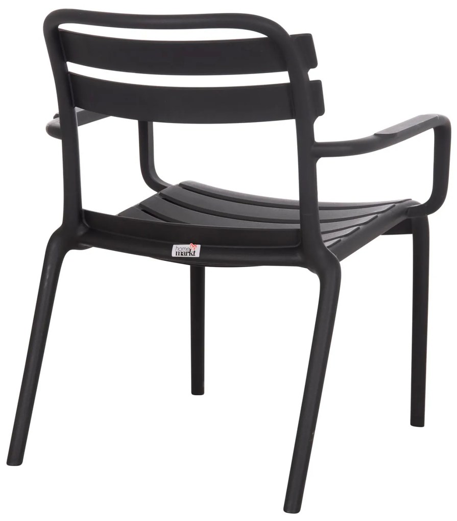 Καρέκλα - Πολυθρόνα KORVER C6333.02 Πολυπροπυλένιο Μαύρο 63,5x65x76Υ εκ. 63.5x65x76 εκ.