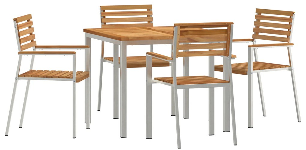 vidaXL Σετ Τραπεζαρίας Κήπου 5 pcs