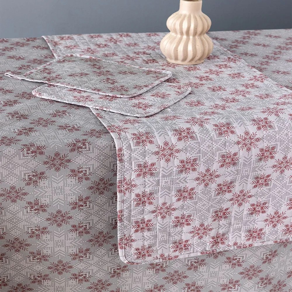 Runner TAT15-TAT16 Purple Palamaiki 40x160 Cotton-Polyester