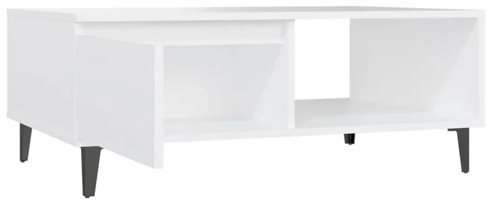 vidaXL Τραπεζάκι Σαλονιού Λευκό 90 x 60 x 35 εκ. από Μοριοσανίδα