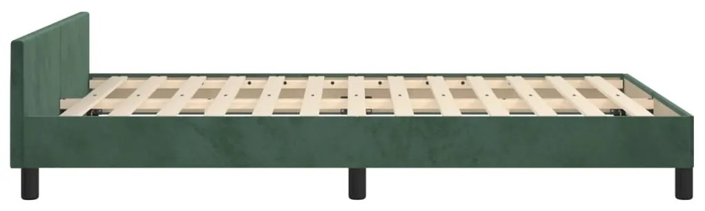 Πλαίσιο Κρεβατιού χωρίς στρώμα Πράσινο 120x190εκ. Βελούδινο 3270581