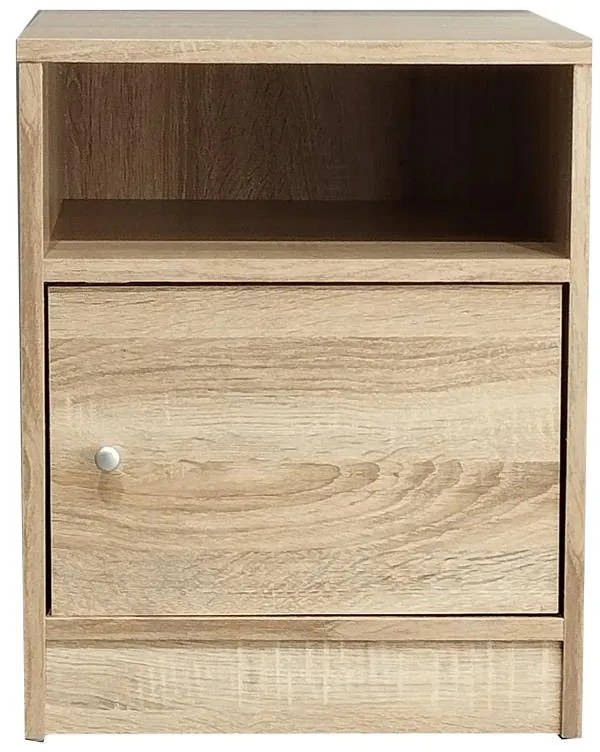 Κομοδίνο Foly με ένα ντουλάπι sonoma 40x40x50εκ 40x40x50 εκ.