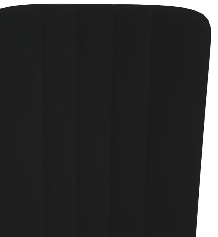 vidaXL Καρέκλες Τραπεζαρίας 2 τεμ. Μαύρες Βελούδινες