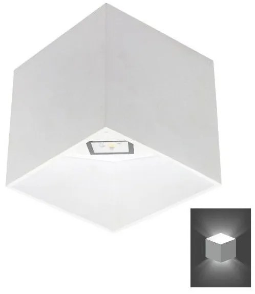 Απλίκα Φωτιστικό Τοίχου LED 6W 3000K Λευκό 5885 Spotlight 5885 Λευκό