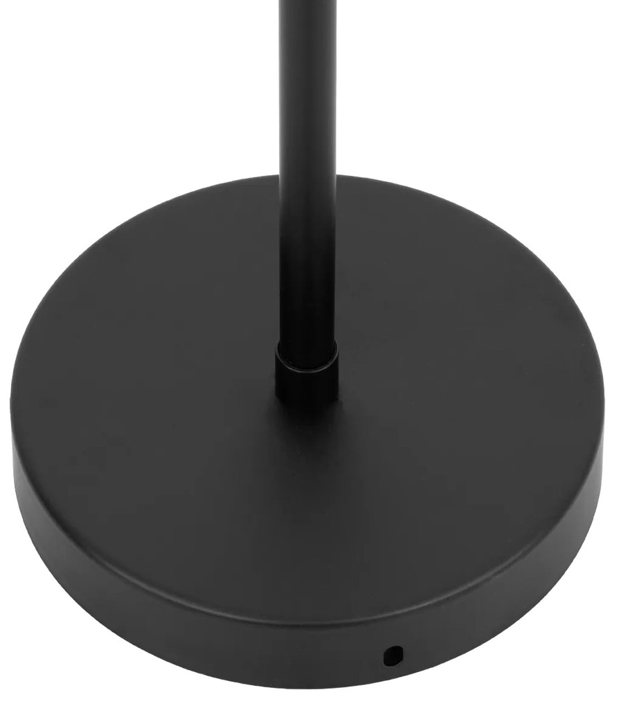 GloboStar® 00819 Μοντέρνο Minimal Επιδαπέδιο Φωτιστικό Μεταλλικό Μονόφωτο LED 12W DC 5V με Projector LENS Ειδικού Εφέ &amp; Καλώδιο Τροφοδοσίας USB Rotation Head 180° SUN