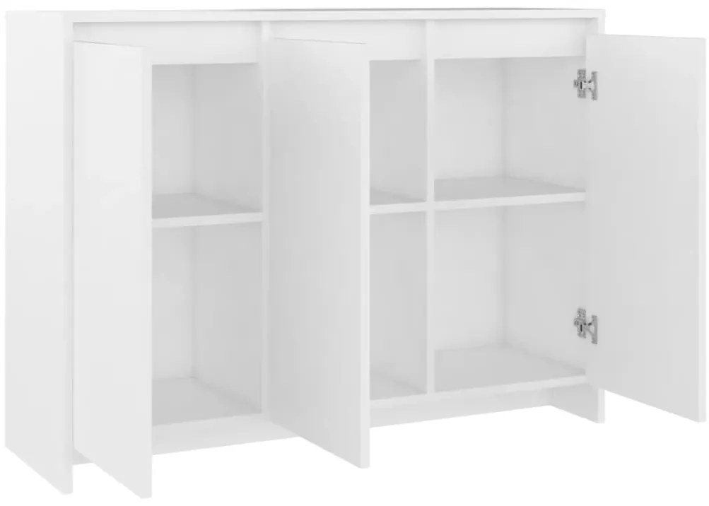 vidaXL Μπουφές Λευκός 102 x 33 x 75 εκ. από Επεξ. Ξύλο