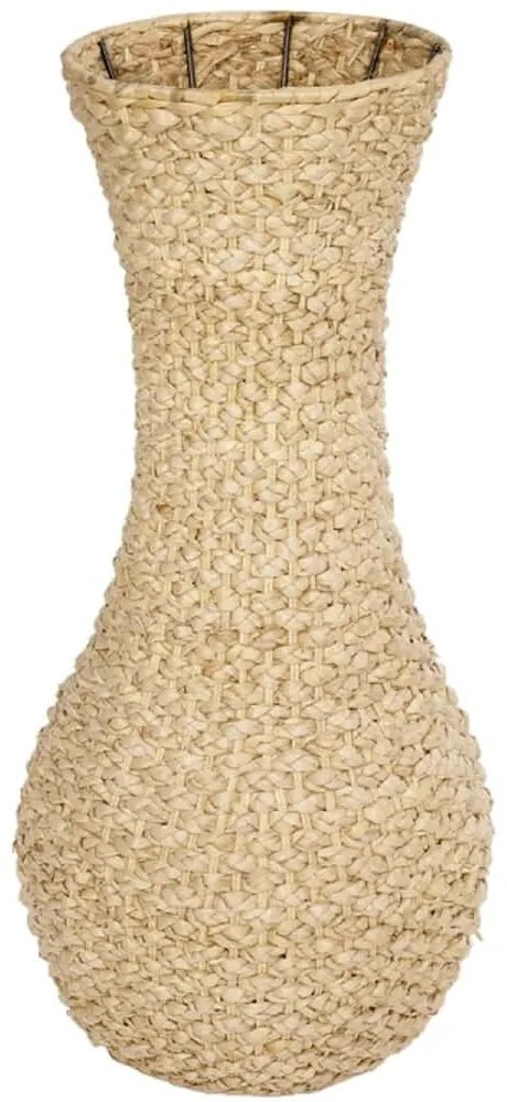 Βάζο Πλεκτό Sandiago 21233 30x30x60cm Beige GloboStar Ξύλο