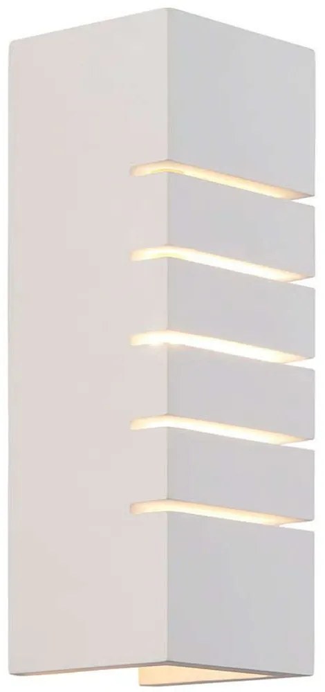 Φωτιστικό Τοίχου - Απλίκα Lancio Square 2412501001 7,5x7,5x21,5cm G9 5W White Nordlux