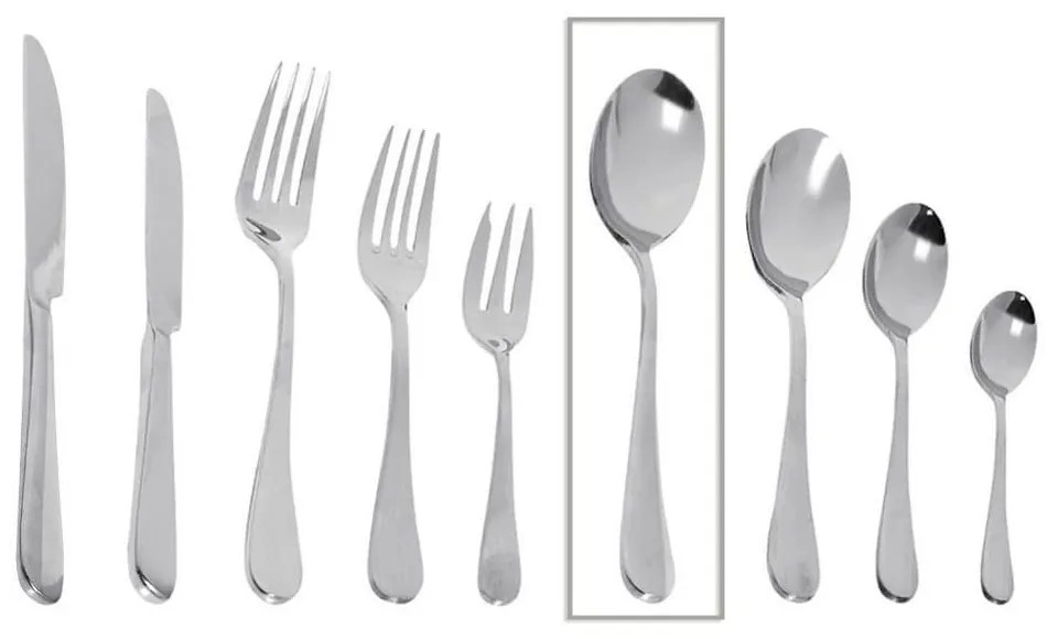Κουτάλι Benefit CUS403K12 20,5cm Silver Espiel Stainless Steel