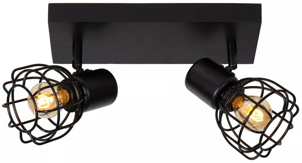 Φωτιστικό Οροφής Lucide 00929-02-30 FILOX Μαύρο Ματ (Black Mat)
