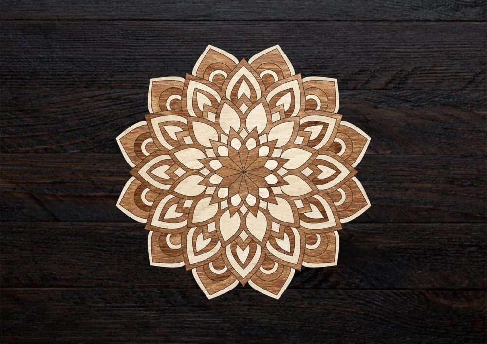 Intra απο ξύλο plywood 3mm-4mm πάχος - Πολυεπίπεδη Μάνταλα Δίασταση 30x30 cm Intraeaxys-qommdlko