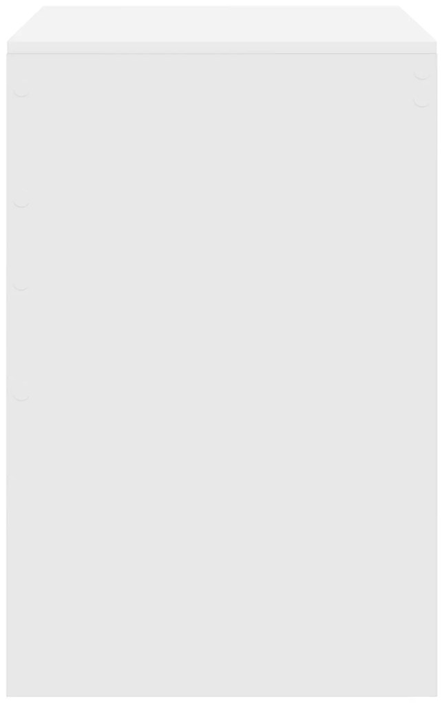 vidaXL Γραφείο Γραφής Λευκό Μοριοσανίδα 100 x 50 x 76 cm Αποθήκευση