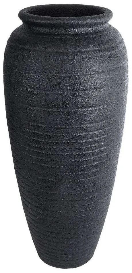 Κασπώ Δαπέδου Olympia 20717 Φ55x120cm Black GloboStar Cement