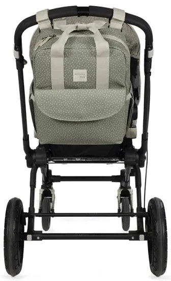 Τσάντα Αλλαξιέρα Backpack Pasito a Pasito Walking Mum Poppy Olive Πουά