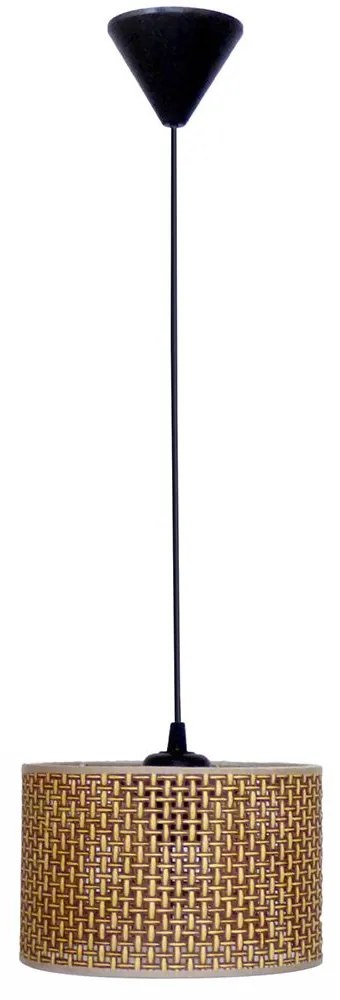 Φωτιστικό Οροφής ΗΚ-50 1/L 14-0327 1xE27 20x95cm Brown Heronia