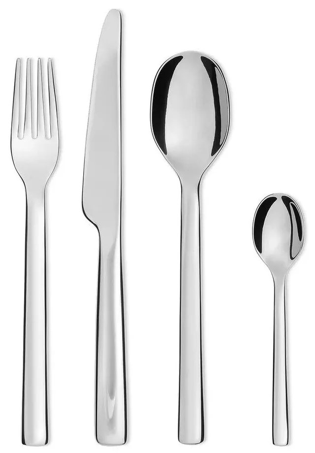 Μαχαιροπίρουνα Ovale (Σετ 24Τμχ) REB09S24 Inox Alessi 24 τμχ Stainless Steel