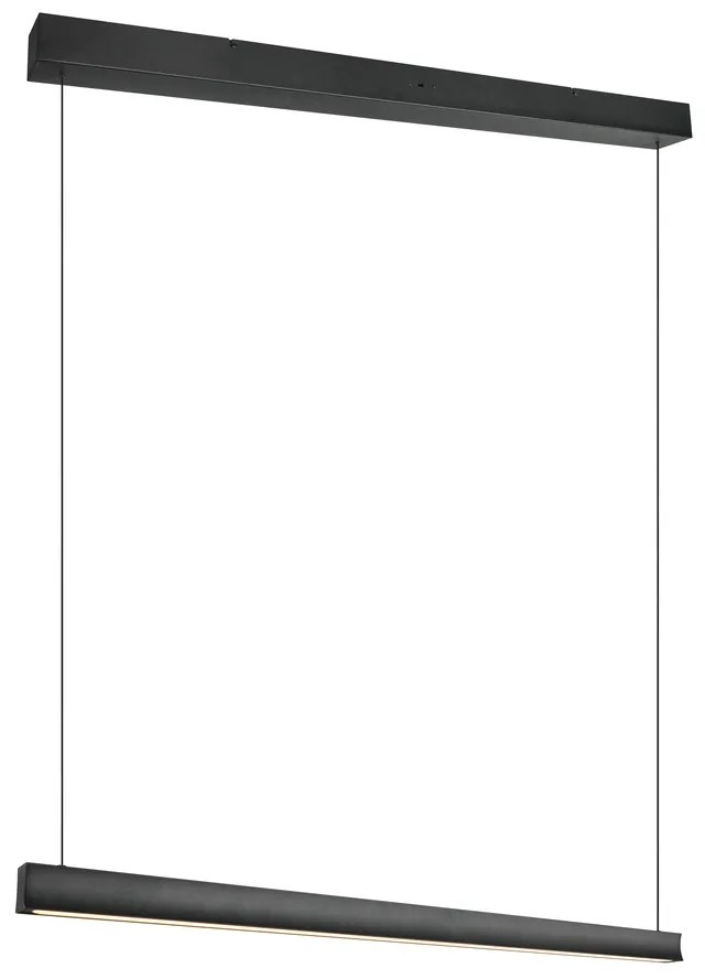 Φωτιστικό Κρεμαστό Trio Lighting WALLACE 347910132 Μαύρο Ματ (Black Mat) 2300+3000+4000K